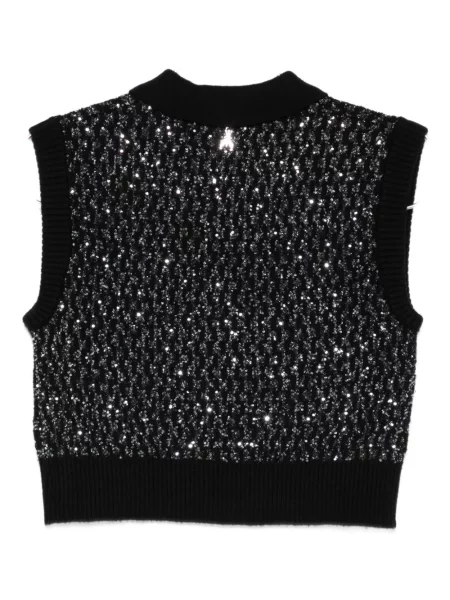 Top Patrizia Pepe tricotate negru