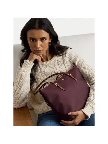 Lauren Ralph Lauren torebka bordowa