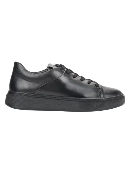 Sneakersy Estro skórzane czarne