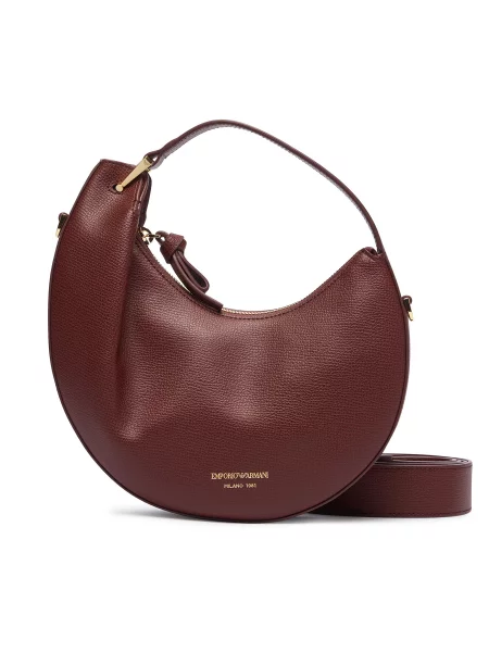 Emporio Armani hobo táska női bőr barna