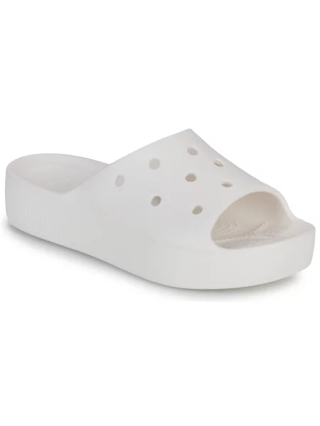 Natikače Crocs s platformom bijela