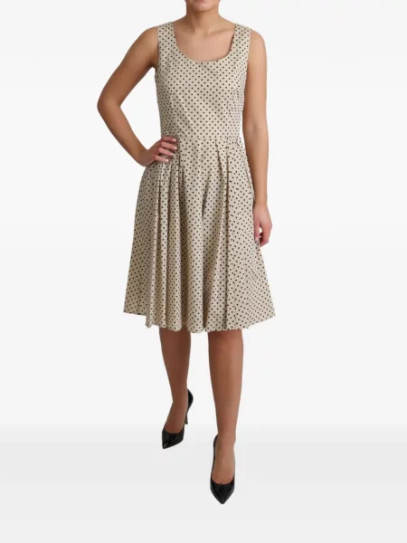 Rochie midi Dolce & Gabbana cu buline evazată