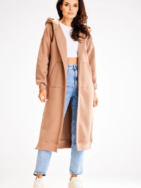 Hanorac cu glugă Awama roz