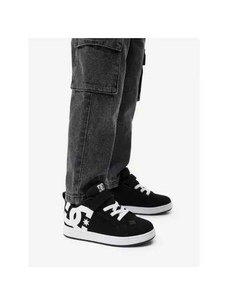 Сникърси DC Shoes EO-COURT GRAFFIK ELASTIC TODDLER черен