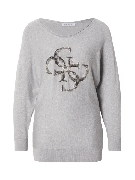 Guess Pulover EMERIE siva