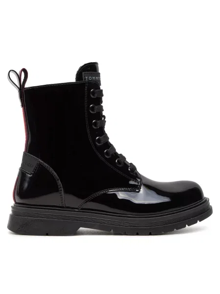 Tommy Hilfiger Škornji M črna