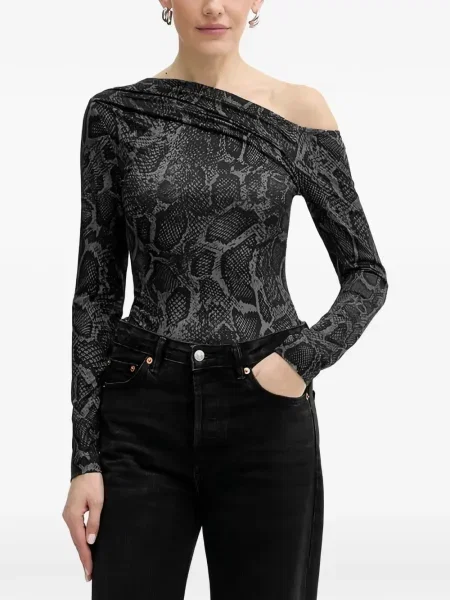Top Guess cu un umăr gol negru