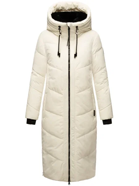 MARIKOO Palton funcțională Nadaree XVI negru / murdar alb