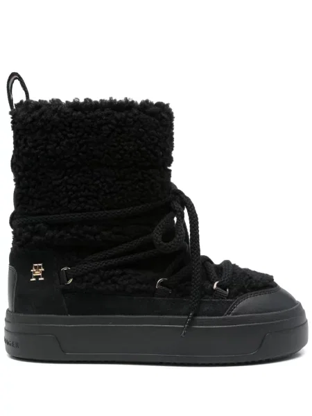 Cizme scurte Tommy Hilfiger negru