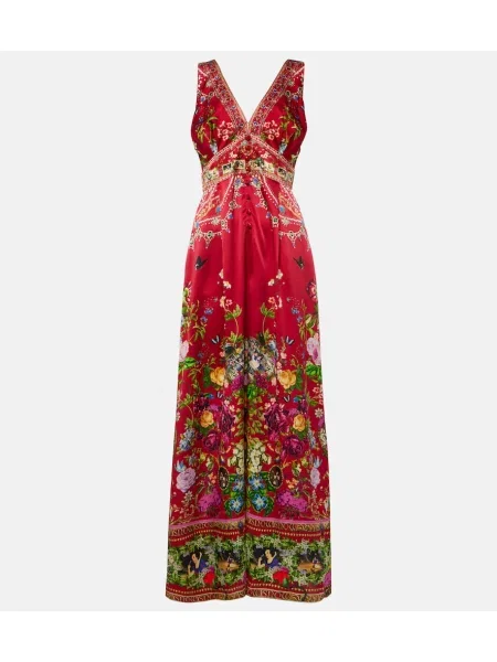 Jedwabny kombinezon Camilla z nadrukiem