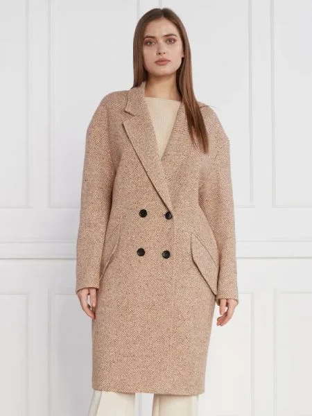 Joop! Palton 58 cu adaos de lână bej