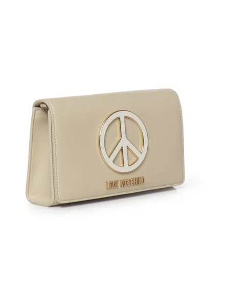 LOVE MOSCHINO Torebka Kremowy żółta