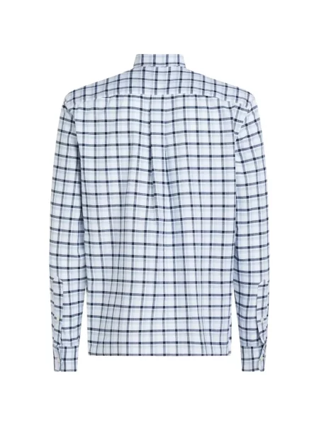 Cămașă Tommy Hilfiger în carouri alb