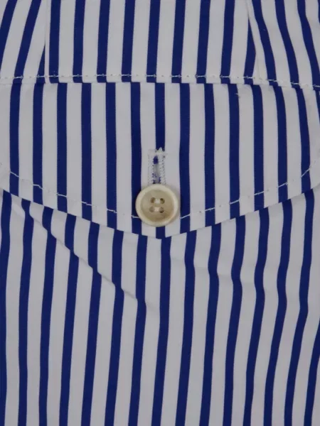 Ριγέ σορτς Comme Des Garçons μπλε