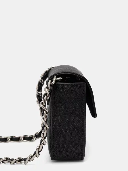 ERMANNO Firenze crossbody torba za žene od imitacije kože crna