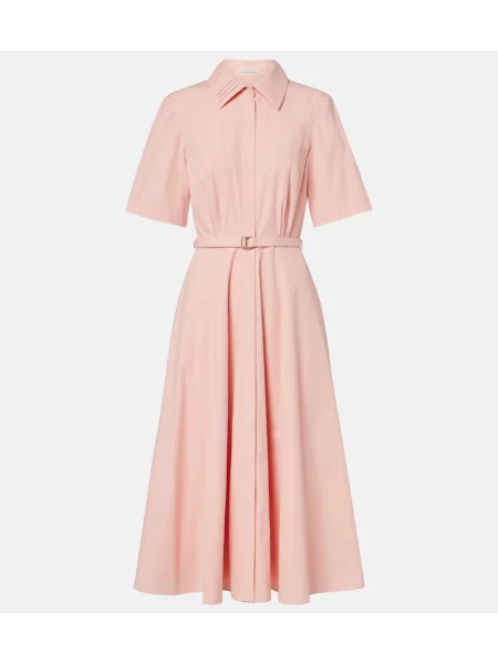 Cu centură rochie midi Emilia Wickstead roz