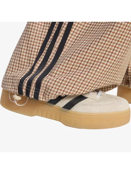 Παντελόνια adidas Checks Trouser Loose Crystal Linen/ Aurora Coffee/ Orbit Green XL πράσινο