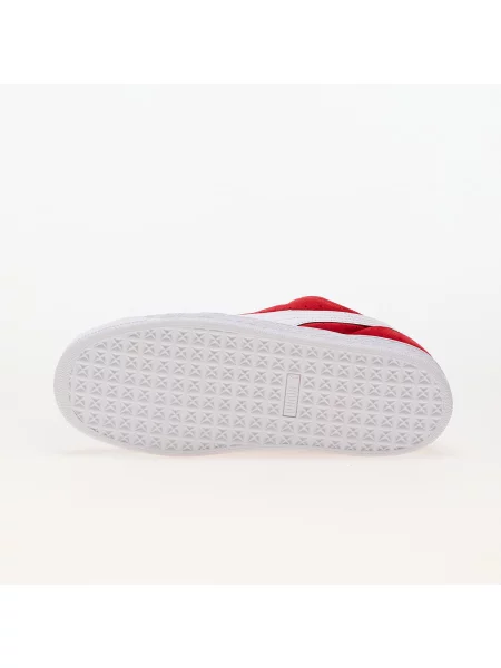 Кожени маратонки Puma Suede XL червено бяло
