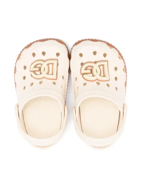 Sandały dziecięce Dolce And Gabbana żółte