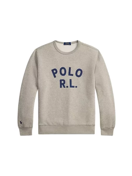 Bluza o kroju regular fit z mieszanki bawełny Polo Ralph Lauren szara