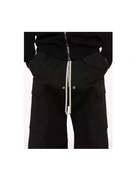Spodnie cargo Rick Owens czarne