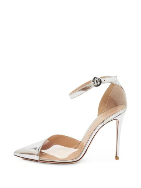 Pantofi cu toc Gianvito Rossi gri