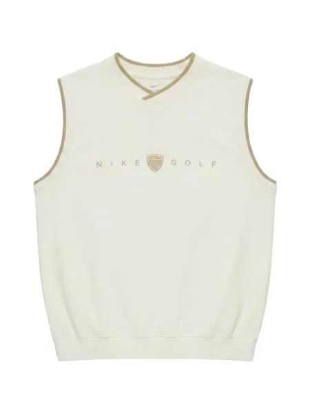 Tricou Nike cu broderie cu decolteu în V retro roz