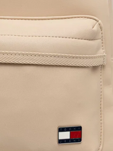 Tommy Jeans раница дамска от имитация на кожа бежово