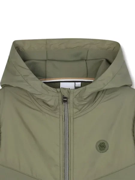 Bluza z kapturem dziecięca Bosswear zielona