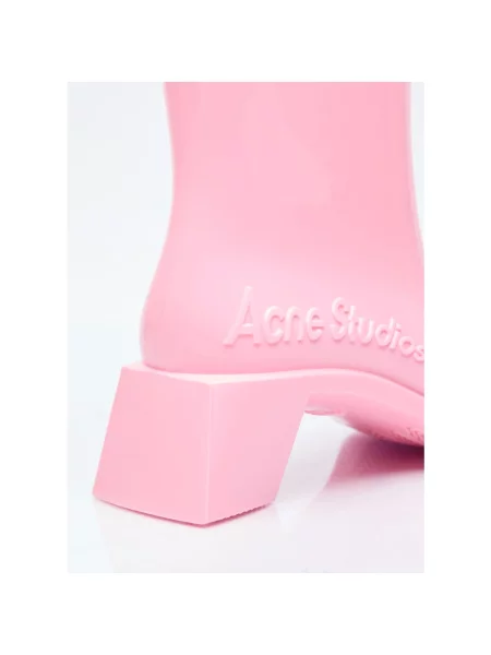 Botki Acne Studios różowe
