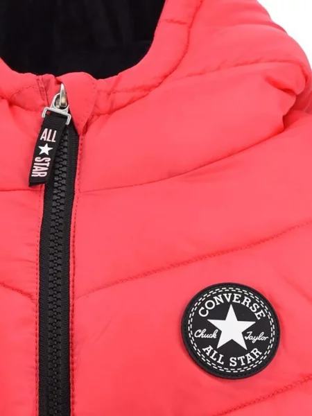 Kurtka dziecięca Converse czerwona