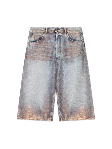 Szorty jeansowe Acne Studios niebieskie