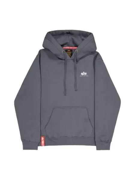 Bluza Alpha Industries z logo szara