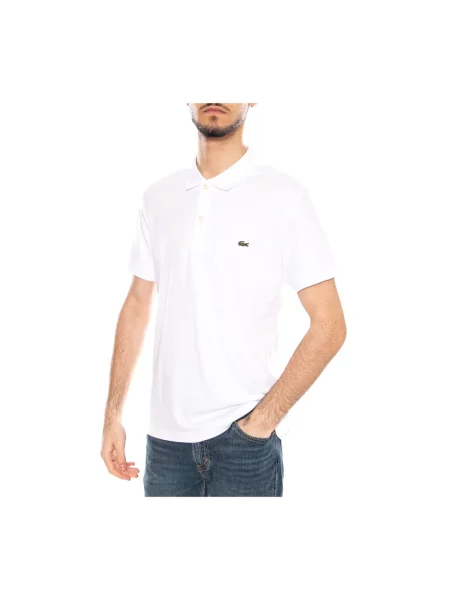 Lacoste Koszulki Mężczyzna L Koszulka polo Regular Fit z bawełny Pima biały