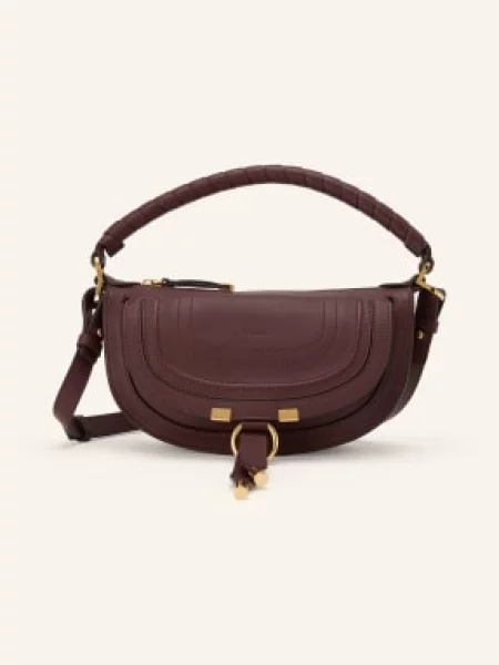 Chloé Torebka Marcie Mini braun czerwona