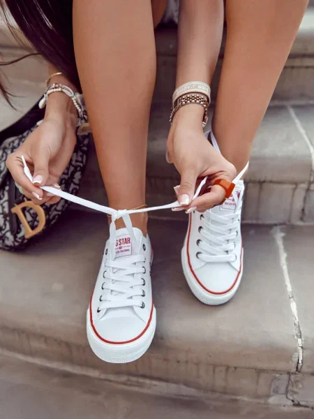 Teniși Big Star Shoes clasici alb