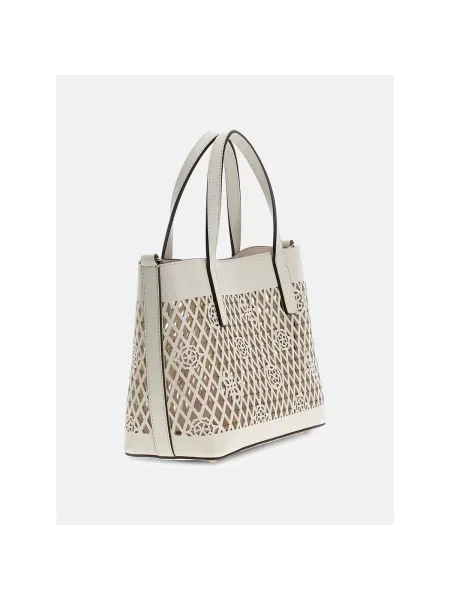 Shopper kabelka Guess biela