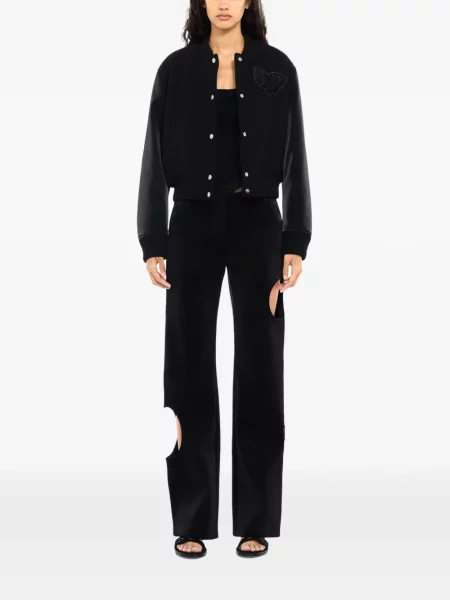 Geacă Off-white de catifea alb