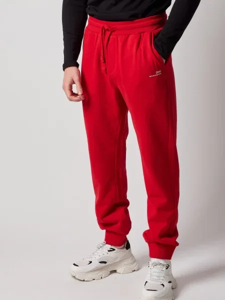 OWN Off With Nature Kalhoty Joggers Felpati' červená