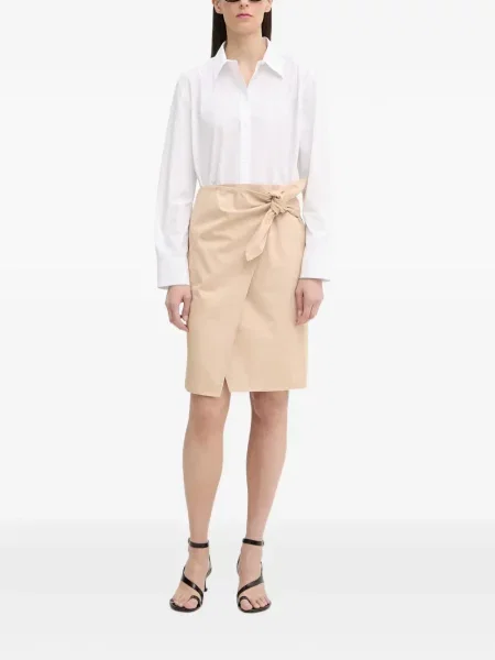 Fusta mini Isabelle Blanche plic