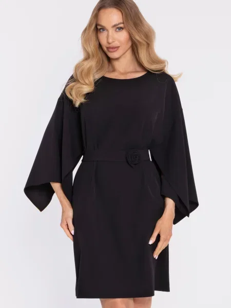 Cu centură rochie Made Of Emotion negru