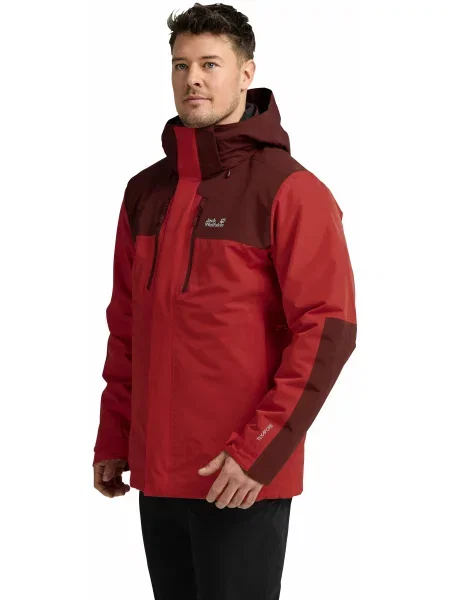 Зимова куртка Jack Wolfskin Jasper червоний