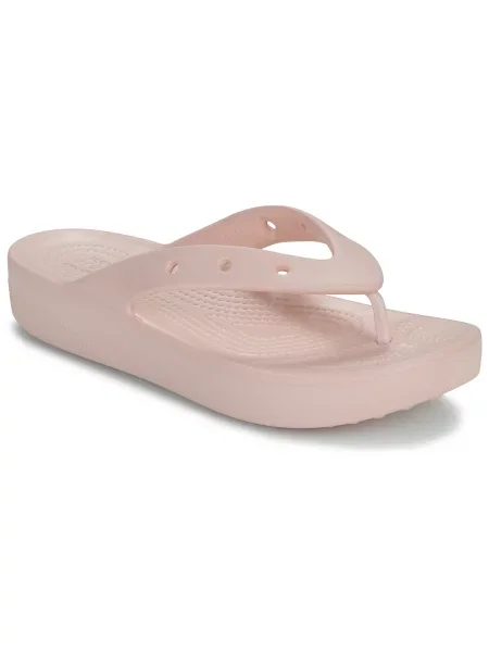 Platform talpú klasszikus papucs Crocs rózsaszín