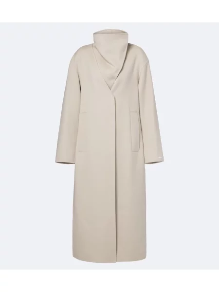 Palton Sportmax de lână bej