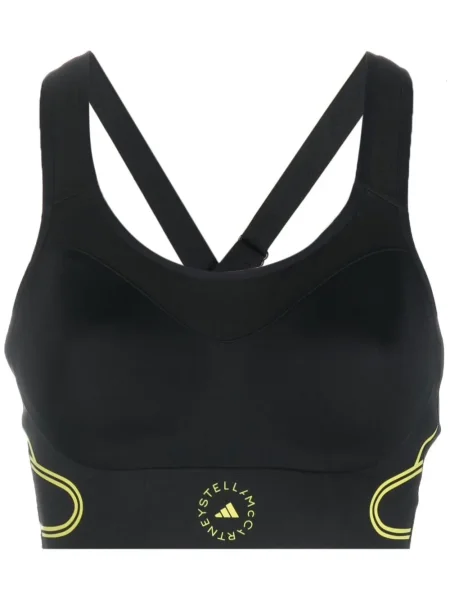 Sutien Adidas By Stella Mccartney cu imagine negru