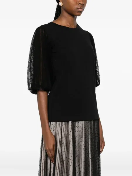 Top Twinset plasă negru