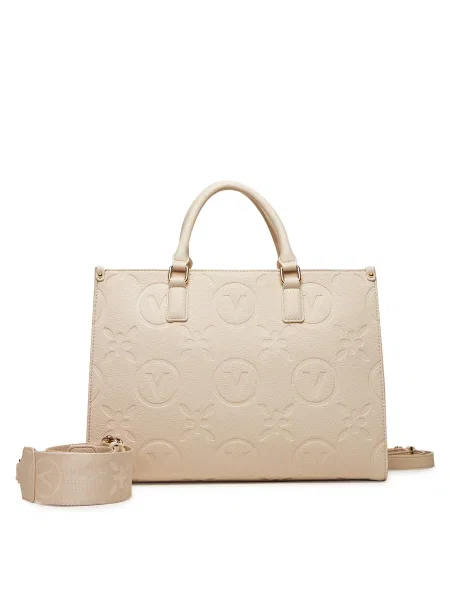 Geantă shopper Valentino din piele bej