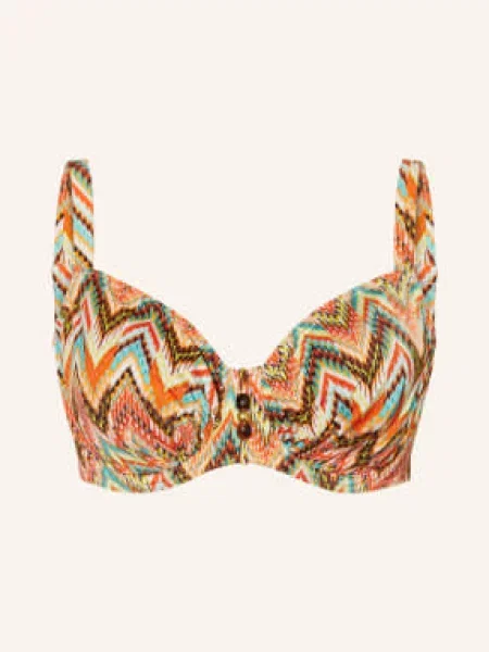 Primadonna Bikiny S Ramínky Tubou oranžová tyrkysová žlutá