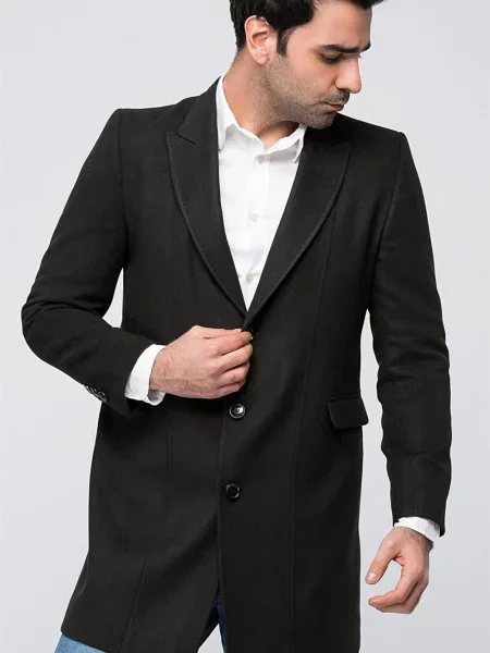 Palton Dewberry clasic negru