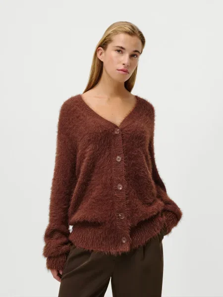LeGer by Lena Gercke Cardigan dimensiuni mari Celestine castaniu
